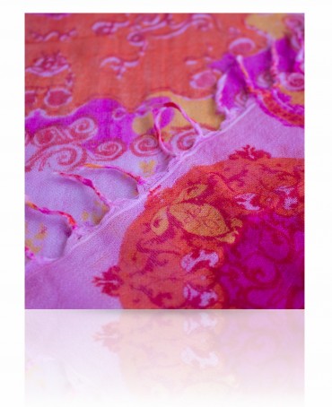 Палантин Женский W-GEOMETRIC/RED